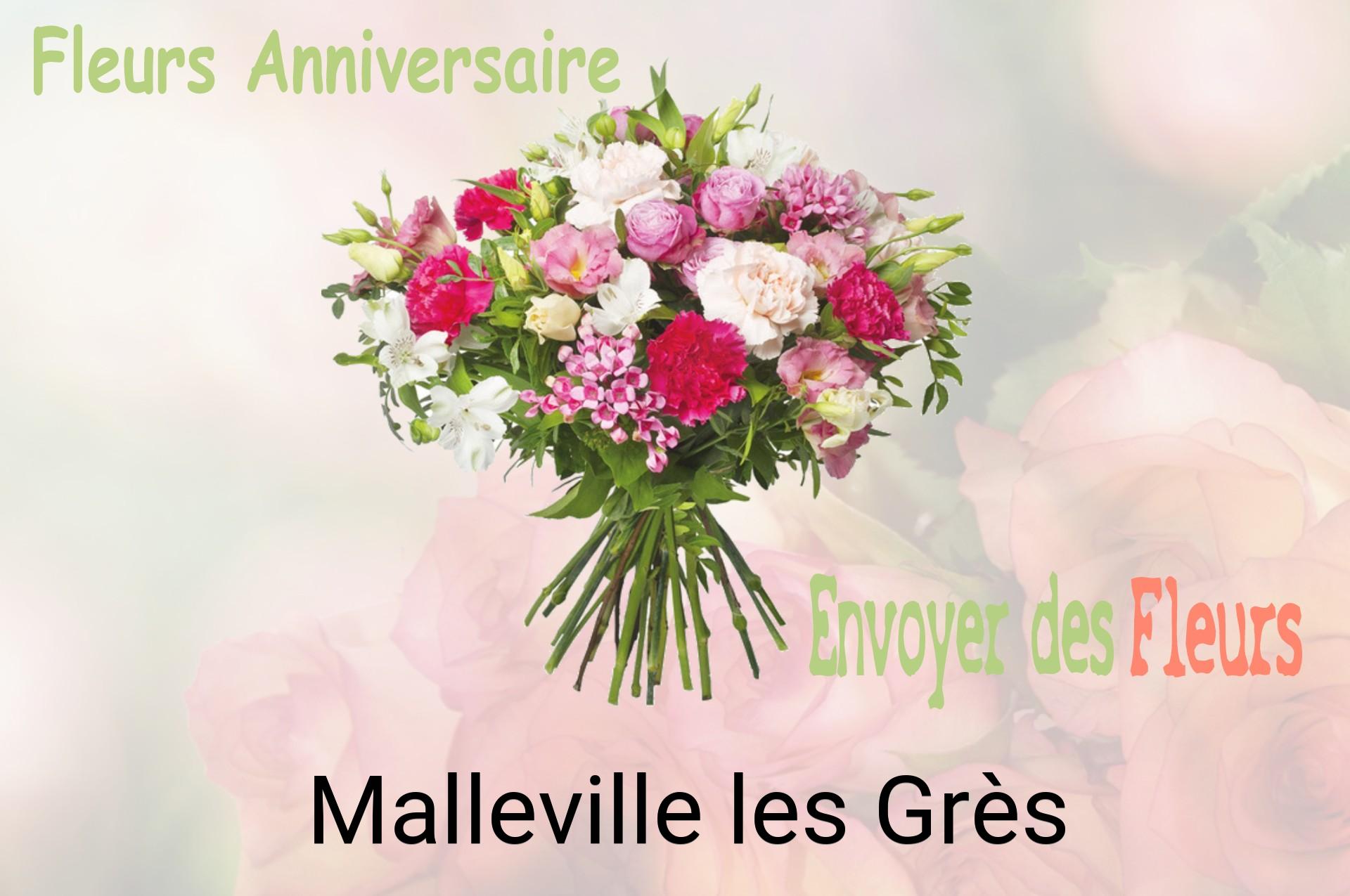 Bouquet de fleurs d’anniversaire livré à Malleville-les-Grès